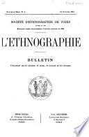 L'Ethnographie