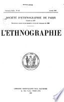 L'Ethnographie
