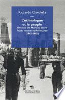 L'ethnologue et le peuple
