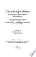 L'Ethnomusicologie de la France