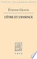 L'être et l'essence