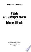 L'Étude des périodiques anciens