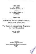 L'étude des relations internationales