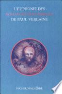 L'euphonie des Romances sans paroles de Paul Verlaine