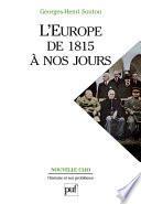 L'Europe de 1815 à nos jours