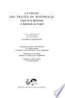 L'Europe des traités de Westphalie