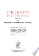 L'Europe du XIXe et du XXe siècle: 1815-1870