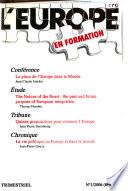 L'Europe en formation