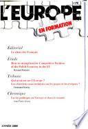 L'Europe en formation