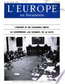 L'Europe en formation