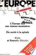 L'Europe en formation