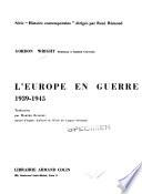 L'Europe en guerre, 1939-1945