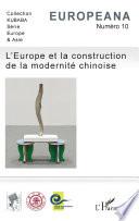 L'Europe et la construction de la modernité chinoise