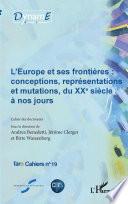 L'Europe et ses frontières