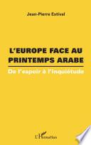 L'Europe face au printemps arabe