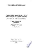 L'Europe introuvable