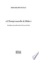 L'Europe nouvelle de Hitler
