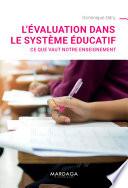 L'évaluation dans le système éducatif