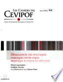 L'évaluation des politiques publiques entre enjeu politique et enjeu de méthode