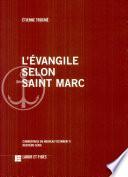 L'Evangile selon saint Marc