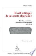L'éveil politique de la société algérienne