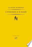 L'événement et le monde