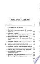 L'exception féminine
