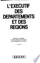 L'Executif des départements et des régions