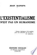 L'existentialisme n'est pas un humanisme