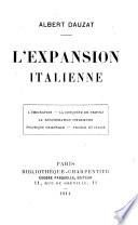 L'expansion italienne