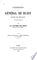 L'expédition du général de Bussy dans le Deccan au xviiie siècle