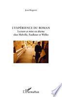 L'expérience du roman