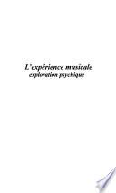 L'expérience musicale