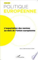 L'exportation des normes au-delà de l'Union européenne