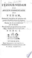 L'Ezour-Vedam