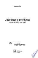 L'hégémonie soviétique