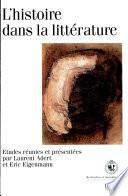 L'histoire dans la littérature