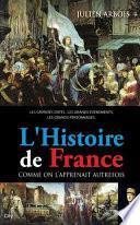 L'histoire de France, comme on l'apprenait autrefois