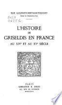 L'histoire de Griseldis en France au XIVe et au XVe siècle