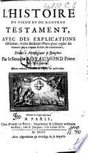 L'Histoire du Vieux et du Nouveau Testament
