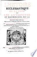 L'histoire ecclesiastique de la covr