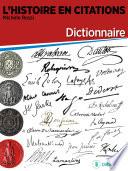 L'Histoire en citations - dictionnaire