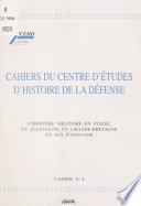 L'Histoire militaire en Italie, en Allemagne, en Grande-Bretagne et aux États-Unis