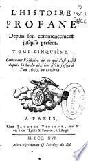 L'Histoire profane