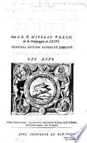L'Histoire Sainte. Par le R. P. Nicolas Talon, de la Compagnie de Jesus. derniere edition reveue et corrigée...