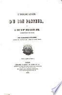 L'holocauste du bon pasteur; ou, La mort de Mgr. Denis-Auguste Affre