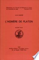 L'Homère de Platon