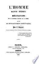 L'Homme banni d'Éden. Méditations sur le troisième chapitre de la Genèse, etc
