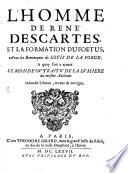 L' Homme De Rene Descartes Et La Formation Du Foetus