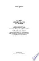L'homme est l'espérance de l'homme